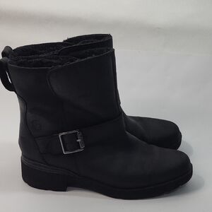 Timberland Graceyn Waterproof Leather Biker Boots